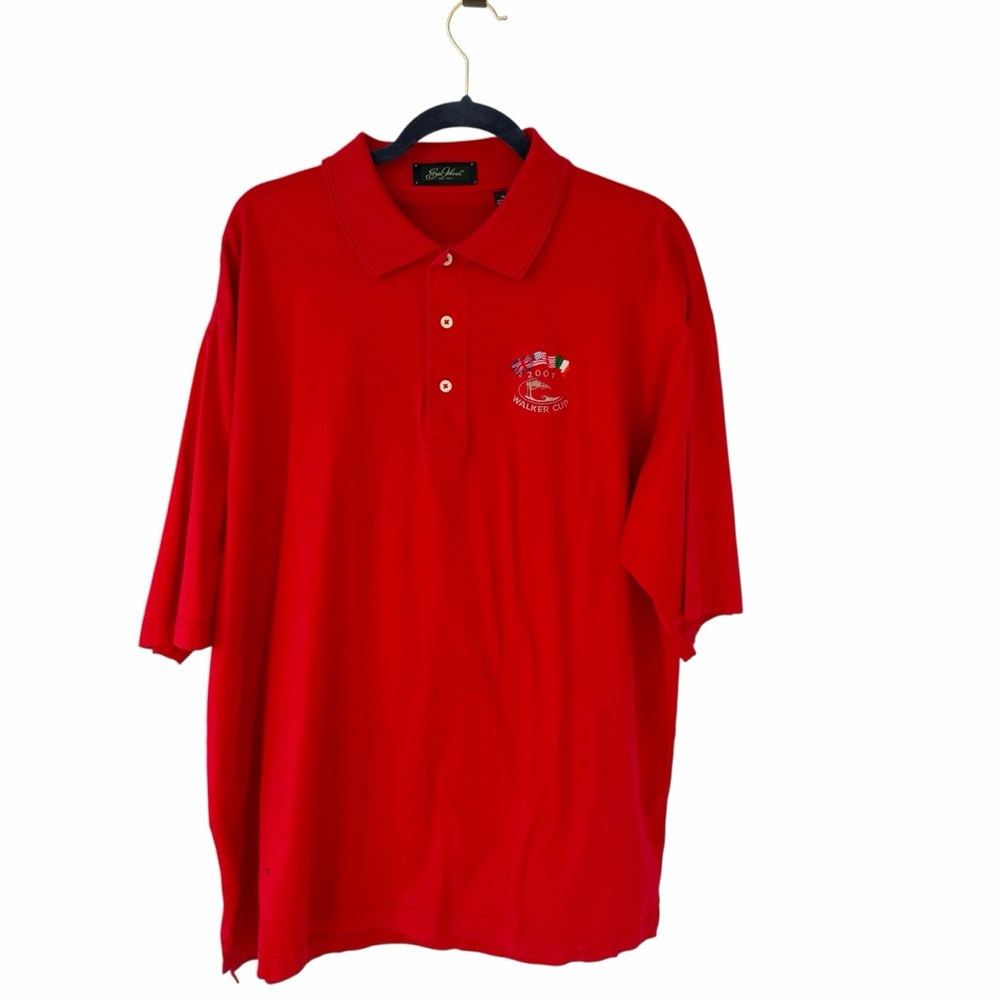 Red Polo Shirt with Embroidered Logo - Classic Men's Polo